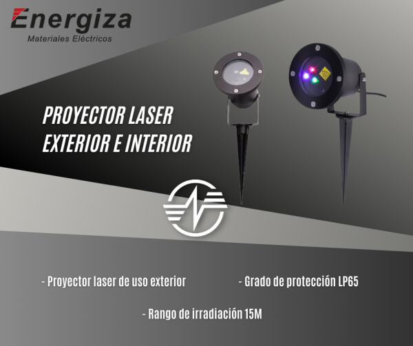 proyector laser jardín