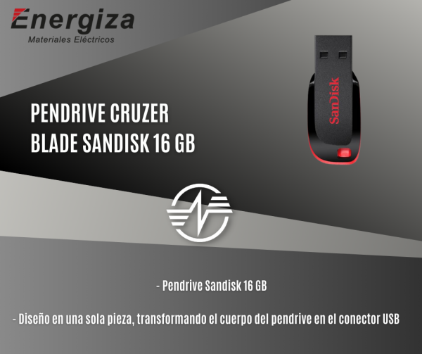 pendrive cruzer blade sandisck 16 gb