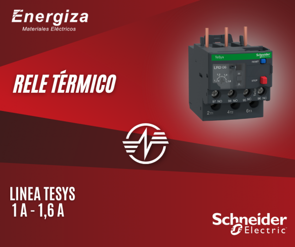 Rele térmico regulación 1 a 1,6 A