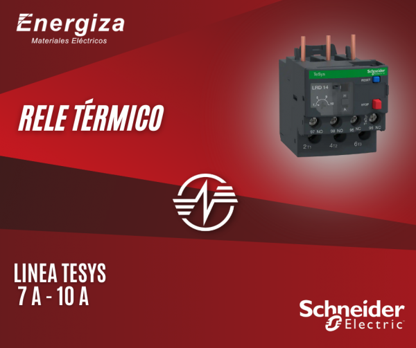 Rele térmico regulación 7 a 10 A – Linea Tesys